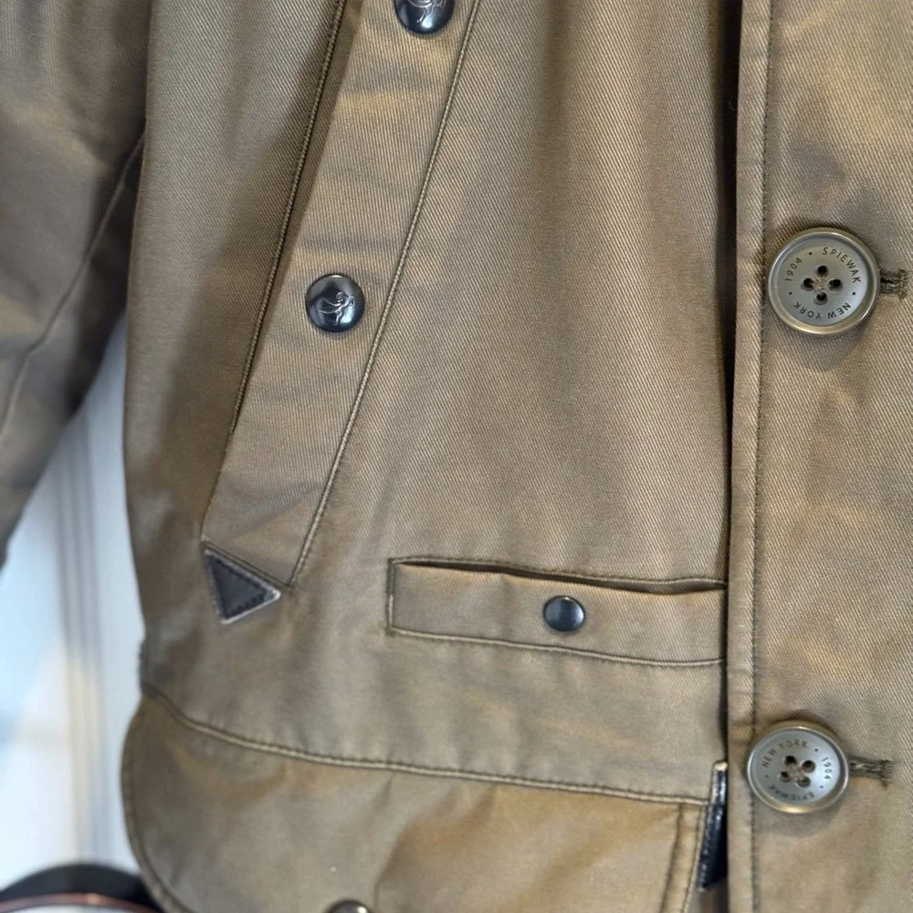 Spiewak Men's military green Hooded Parka - Picture 4 of 7